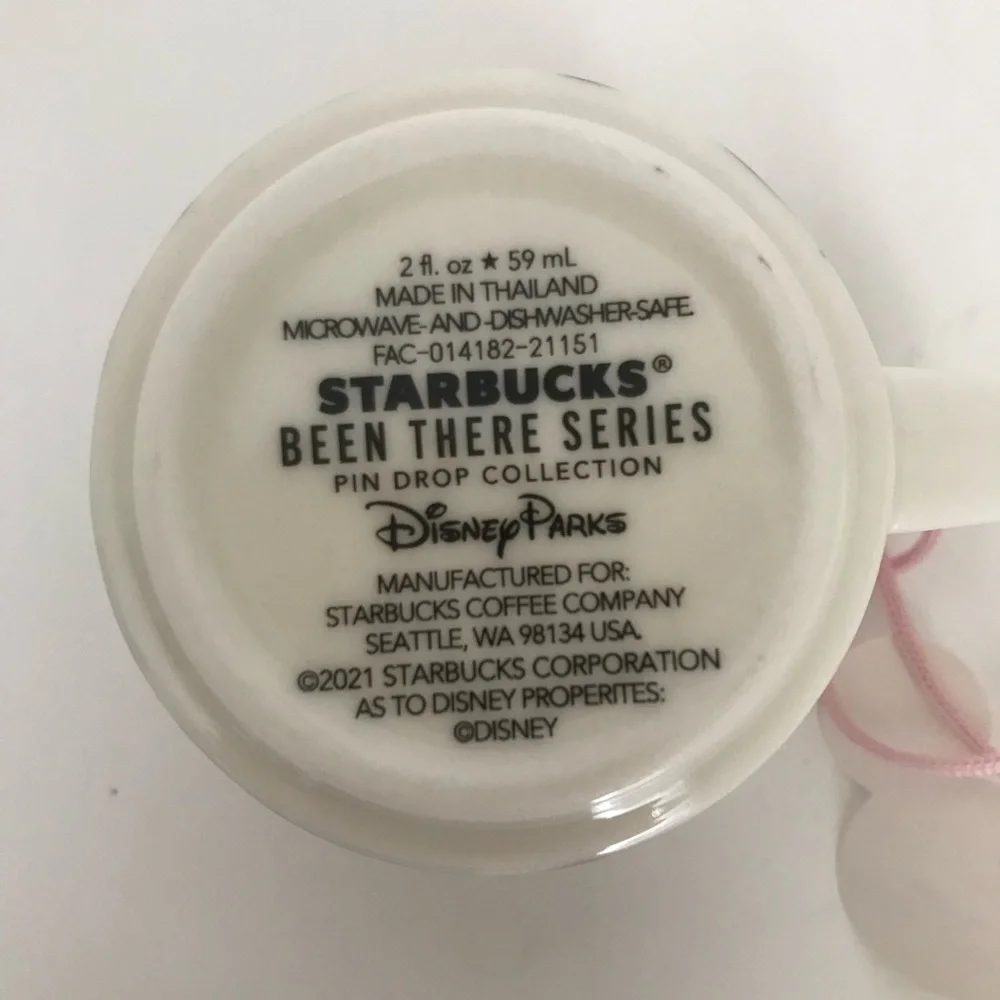 Starbucks Disney Parks 50th Magic Kingdom Been There Mug Ornament NWT - Picture 3 of 15